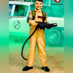 Kids Large Ghostbuster costume - Jumpsuit and backpack
